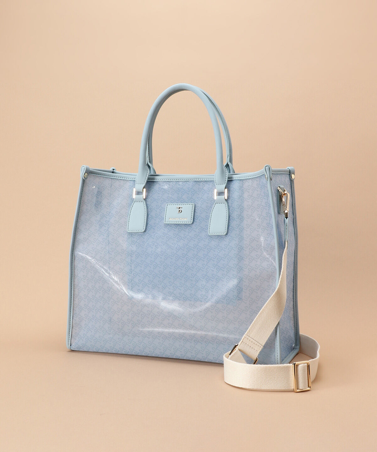 Samantha Thavasa「ジャガードプリント チュールトートバッグ 大サイズ」|トートバッグ|