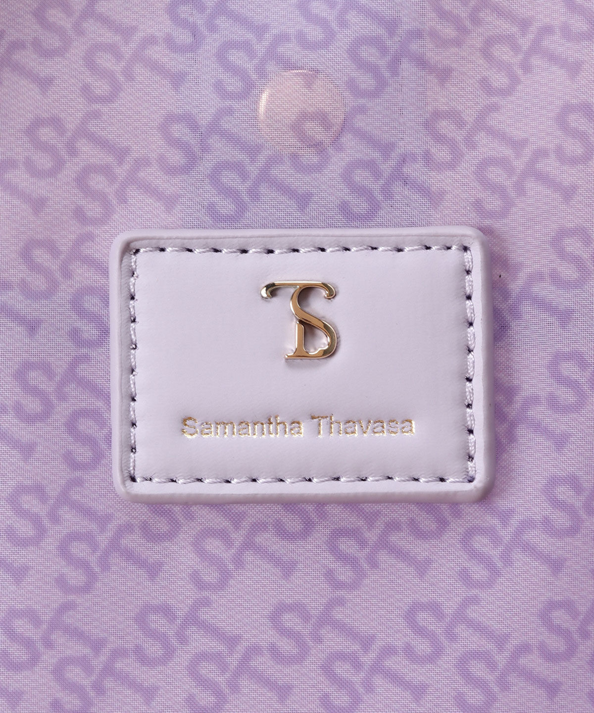 Samantha Thavasa「ジャガードプリント チュールトートバッグ 大サイズ」|トートバッグ|