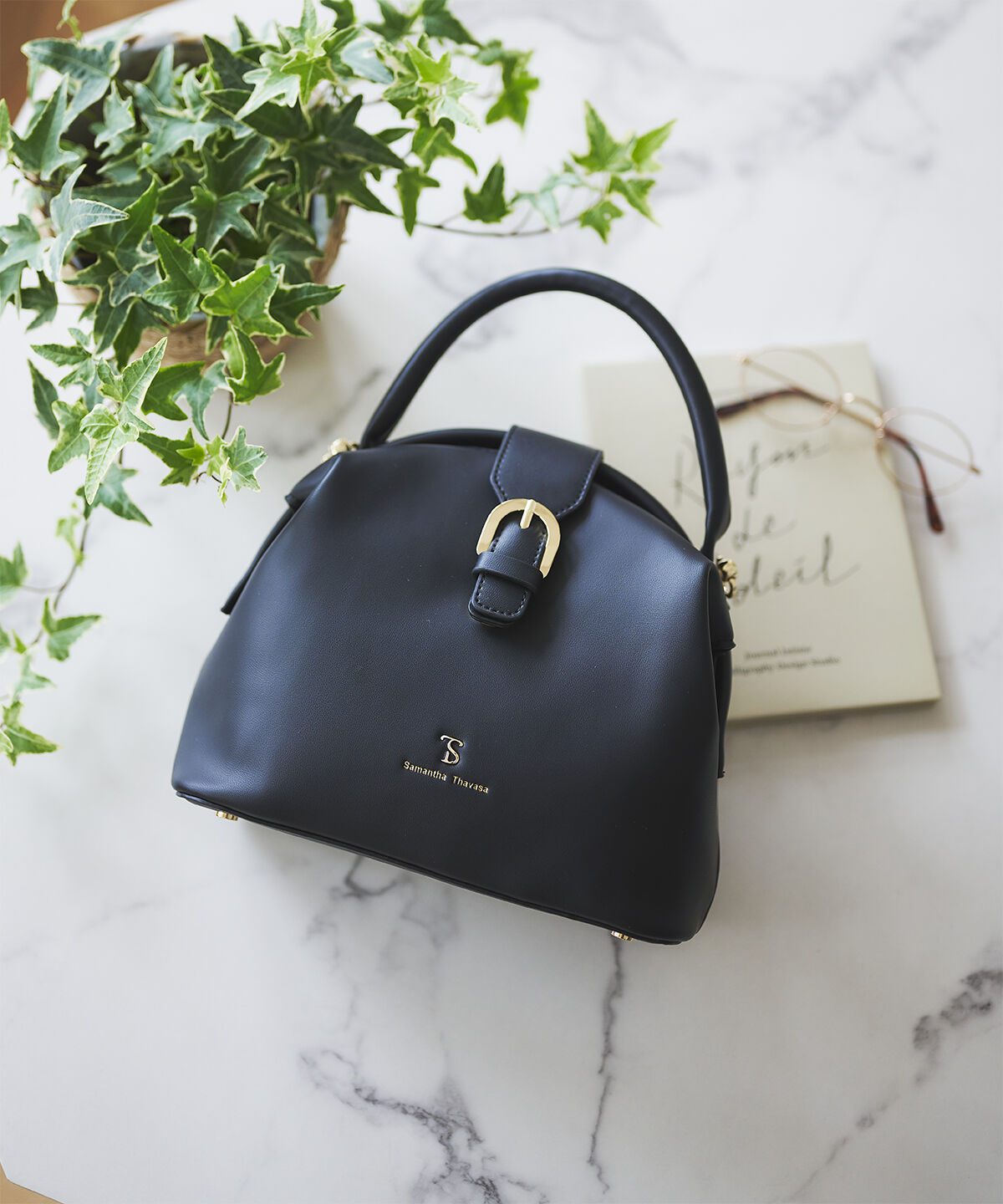 Samantha Thavasa「クラシックラウンド ワンハンドルバッグ」|ハンドバッグ|