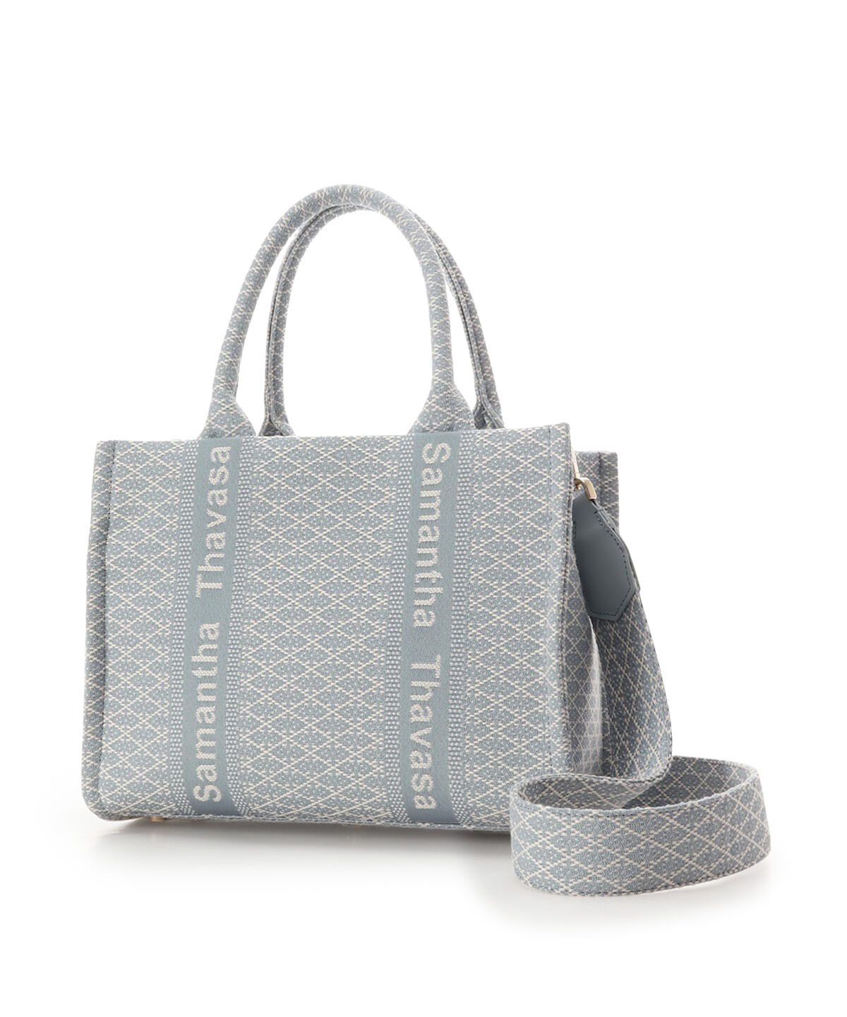 Samantha Thavasa「ステッチワークジャガード ハンドバッグ」|ハンドバッグ|