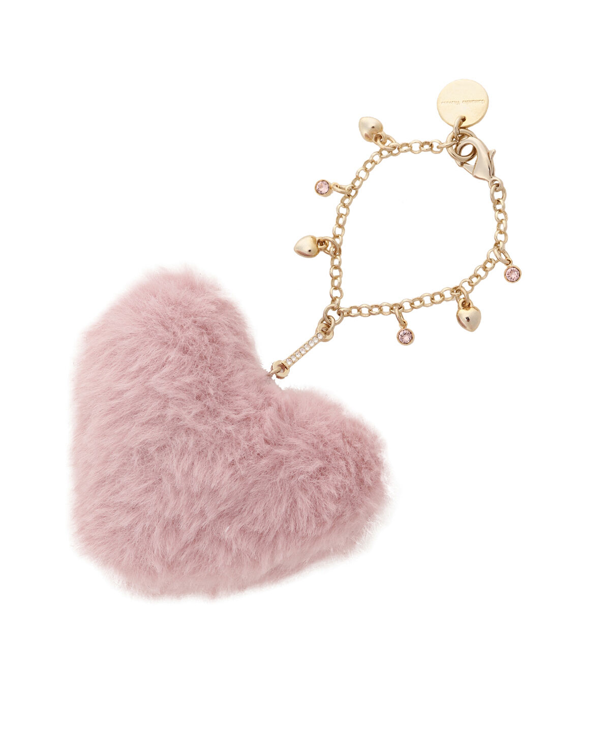 Samantha Thavasa「ハートファーバッグチャーム」|チャーム・キーホルダー|ﾋﾟﾝｸﾍﾞｰｼﾞｭ