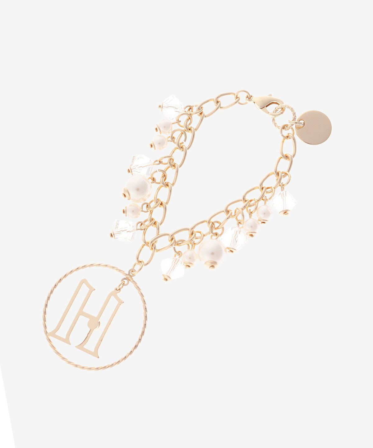 Samantha Vega「ツイストリングイニシャルチャーム(H)」|チャーム・キーホルダー|