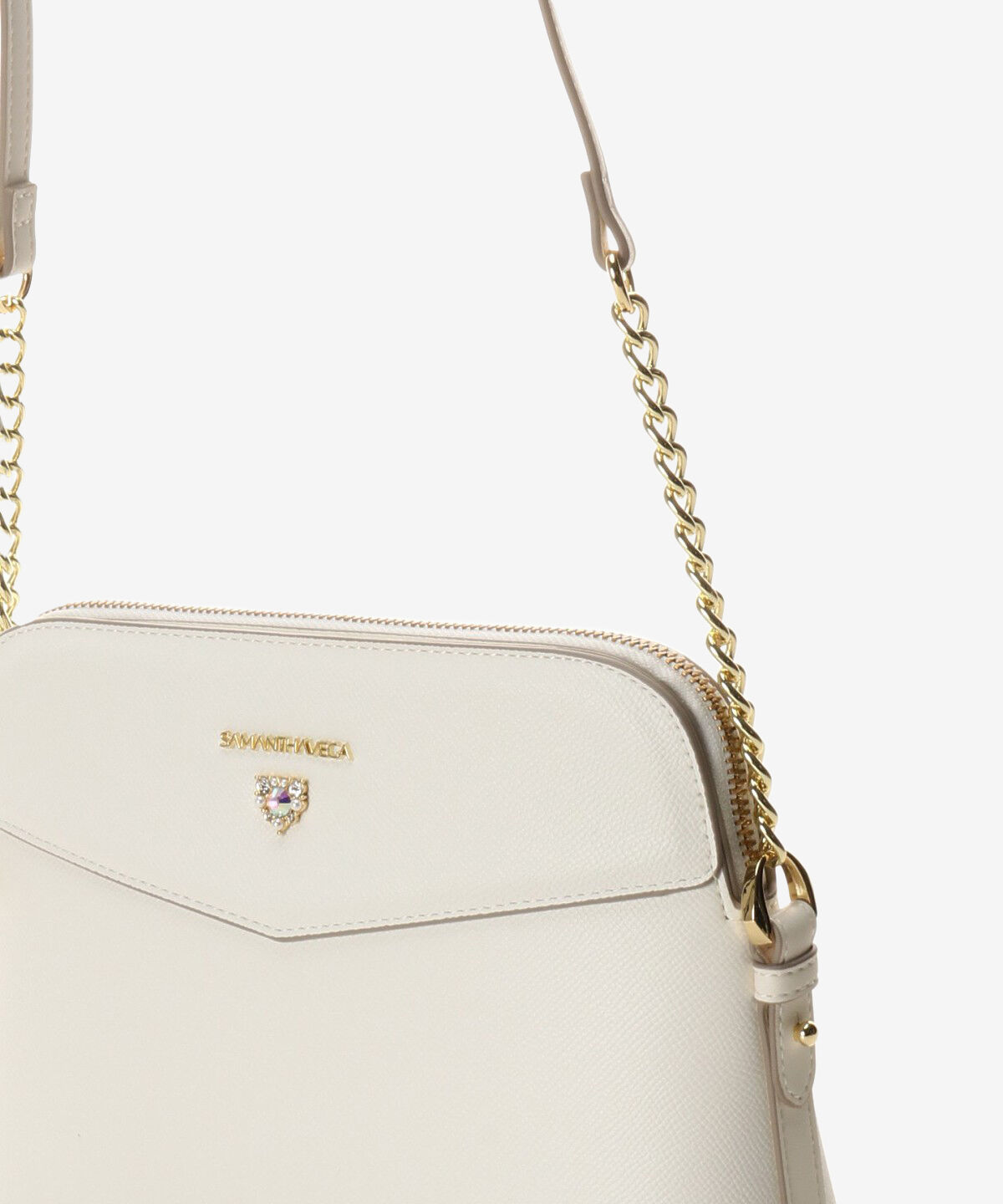 Samantha Vega「ハートビジュー付きショルダーバッグ」|ショルダー・メッセンジャー|