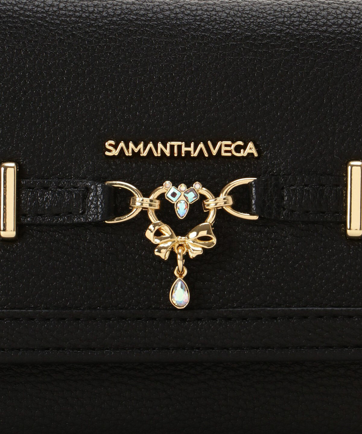 Samantha Vega「ハートリボンモチーフ折財布」|財布|