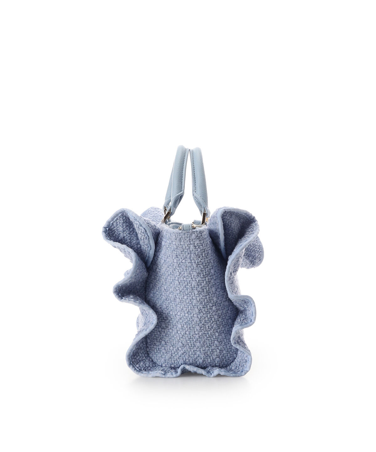 Samantha Vega「ツイードフリルハンドバッグ（小）」|ハンドバッグ|