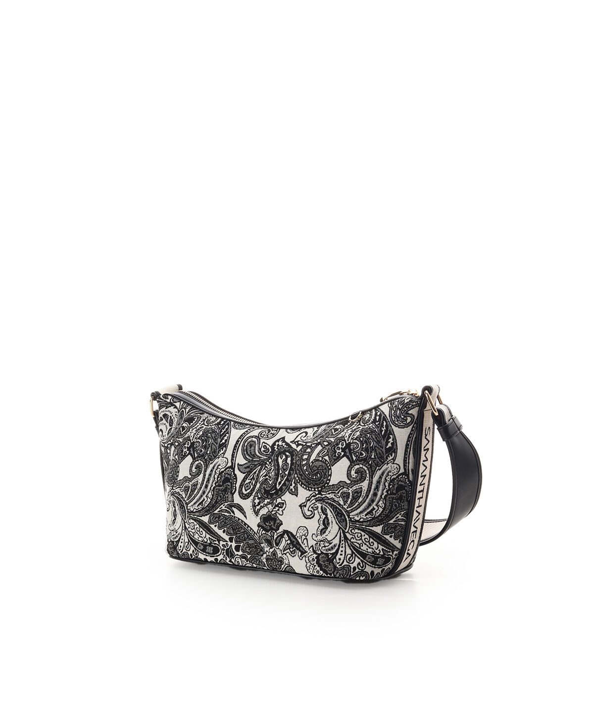 Samantha Vega「ロゴテープジャガード調ワンショルダーバッグ」|ハンドバッグ|