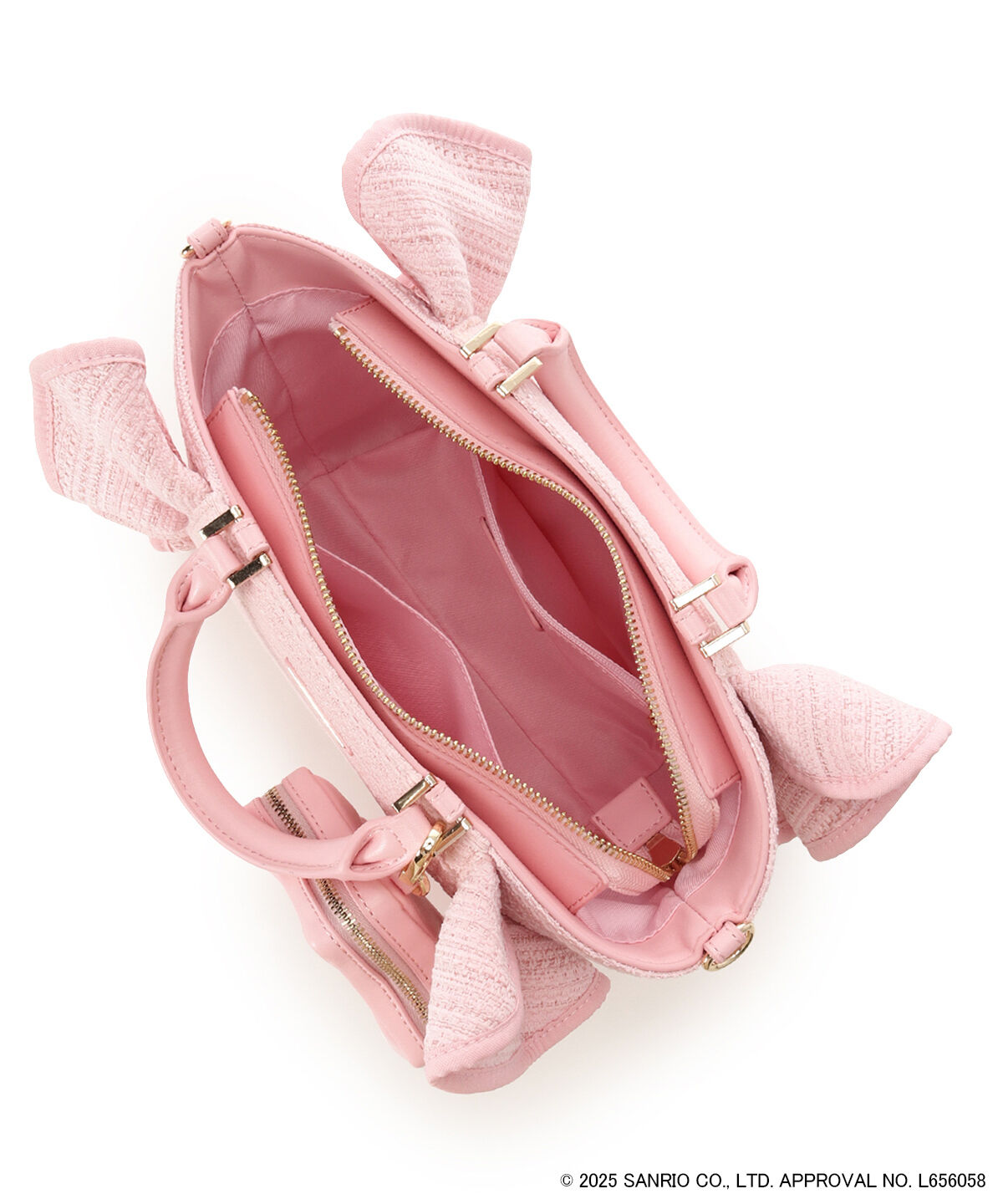 Samantha Vega「『リトルツインスターズ』（キキ＆ララ）フリルハンドバッグ」|ハンドバッグ|