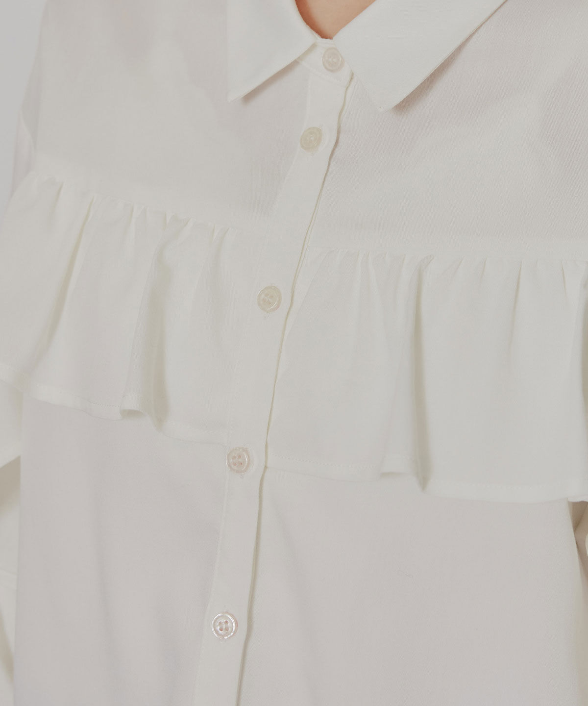 REDYAZEL「フリルラインストライプブラウス」|シャツ・ブラウス|