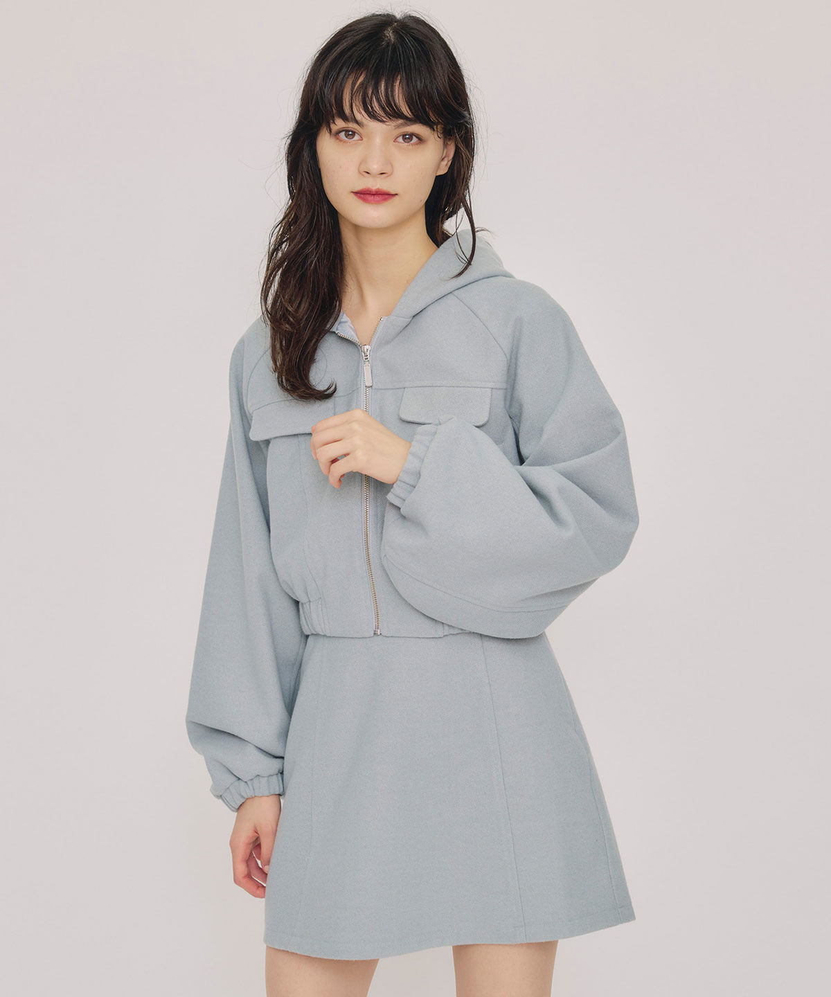 REDYAZEL「ハイウエストフレアミニスカート」|フレア|