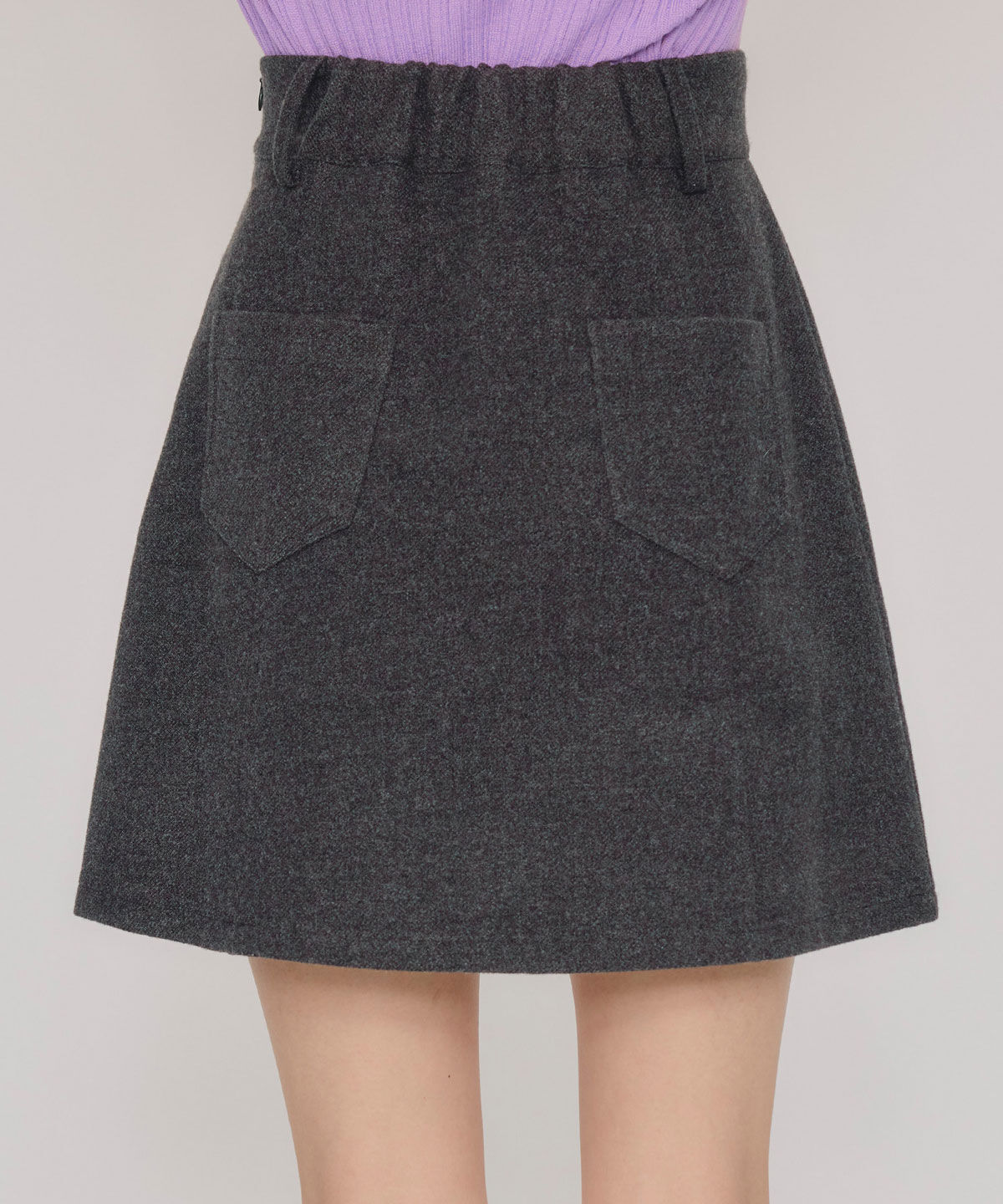 REDYAZEL「ハイウエストフレアミニスカート」|フレア|