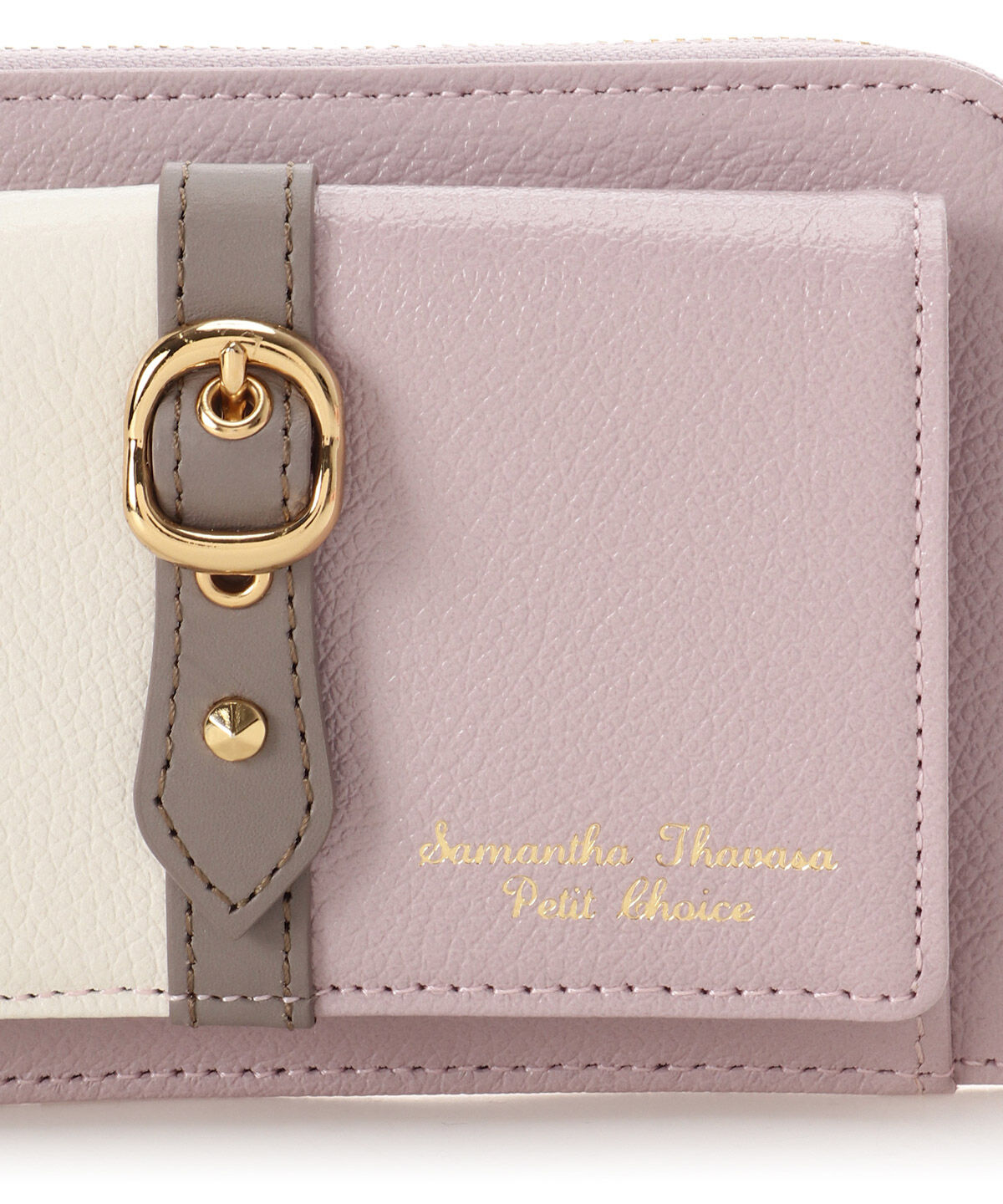 Samantha Thavasa Petit Choice「バイカラーフロントベルト フラグメントケース」|コインケース|
