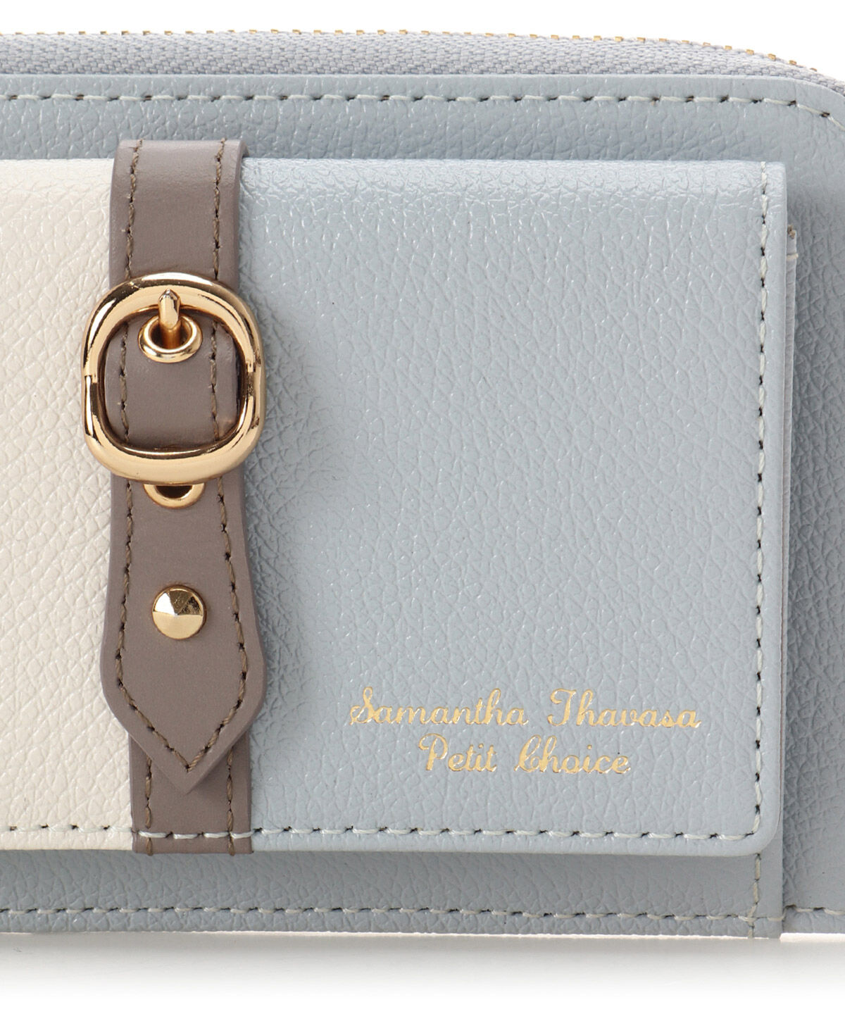 Samantha Thavasa Petit Choice「バイカラーフロントベルト フラグメントケース」|コインケース|