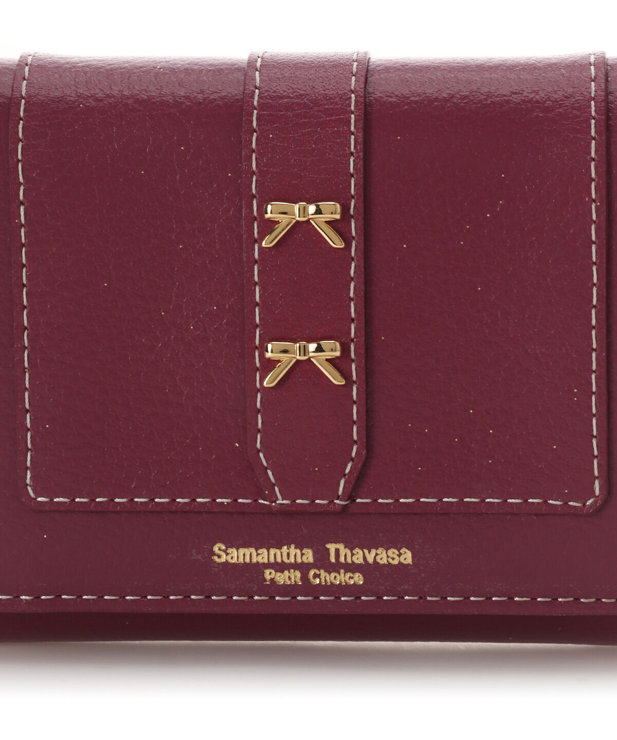 Samantha Thavasa Petit Choice「ダブルリボン 折財布」|財布|