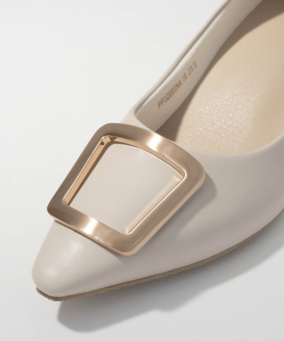  「スクエアゴールドパーツパンプス」|パンプス|