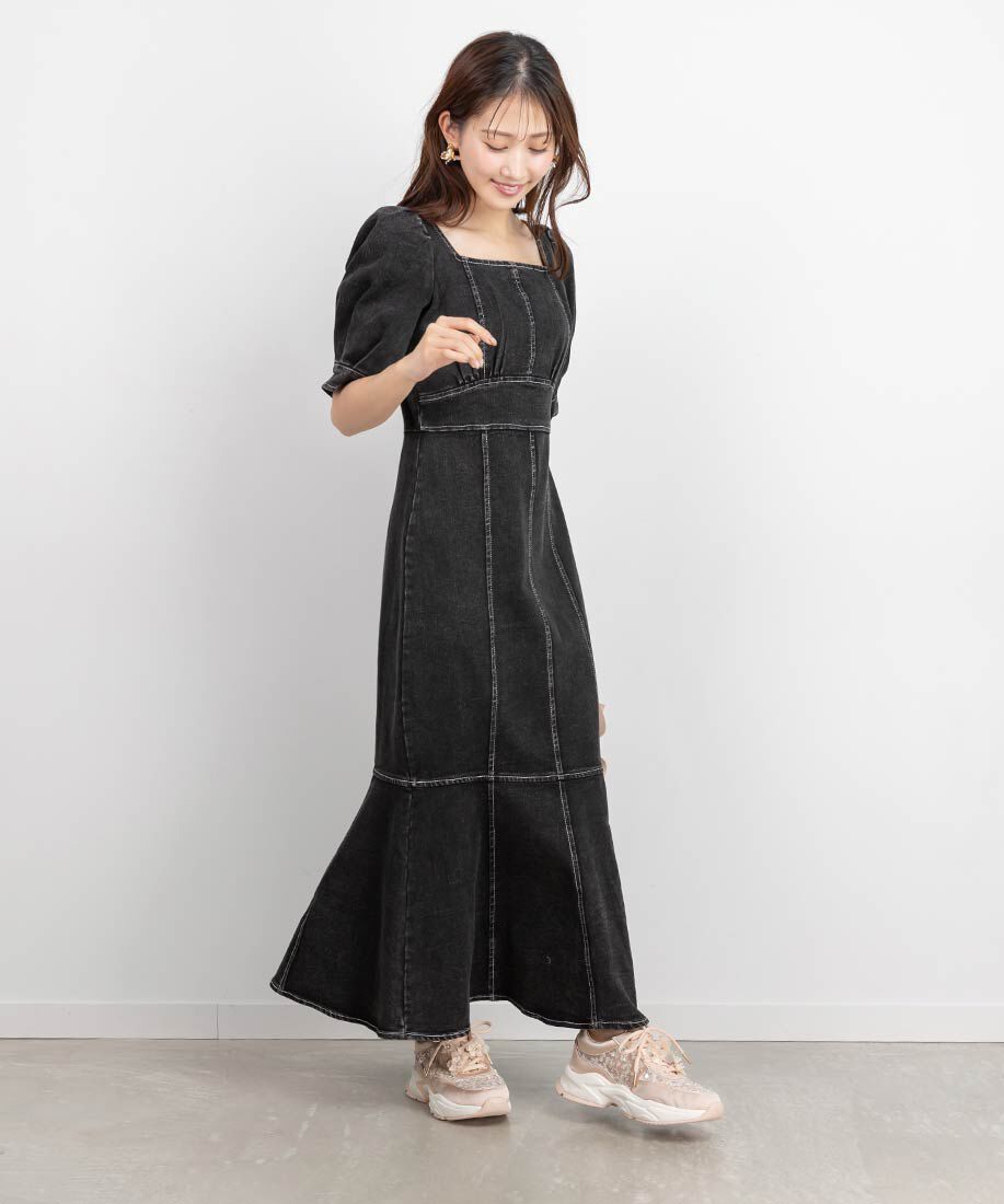  「【Flower Collection】2WAY フラワーデザインシアースニーカー」|スニーカー|