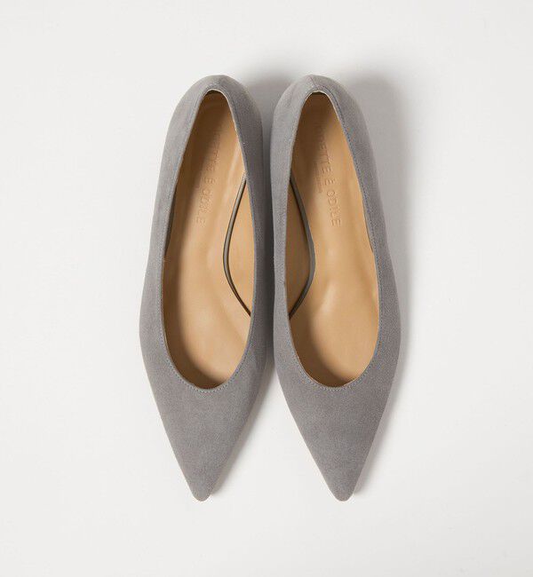 ODETTE E ODILE「ポインテッドブロックヒール パンプス35&darr;&uarr;」|パンプス|