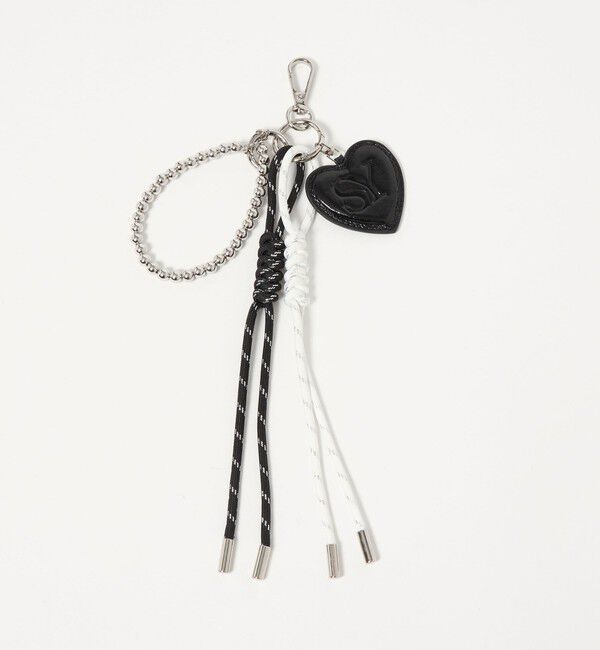 ODETTE E ODILE「＜SY＞ ハート キーチャーム」|チャーム・キーホルダー|BLACK