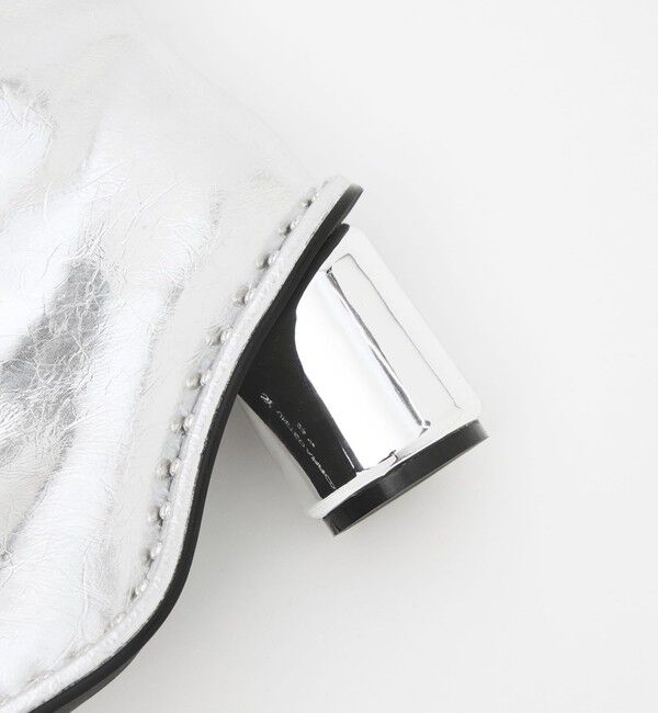 ODETTE E ODILE「＜SY＞ オブリークスタッズピースショートブーツ70&uarr;」|ショートブーツ|