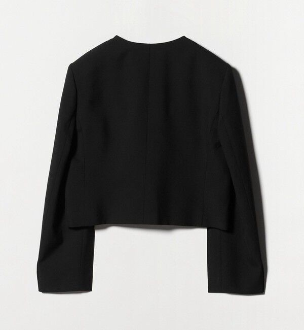 AEWEN MATOPH「＜AEWEN MATOPH＞Uネックショートジャケット」|ノーカラージャケット|