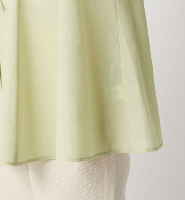 UNITED ARROWS green label relaxing「［size SHORTあり］ミルフィーユ フレア ブラウス」|シャツ・ブラウス|