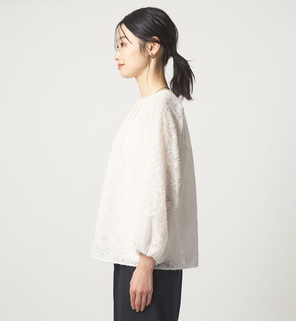 UNITED ARROWS green label relaxing「カットジャガード ブラウス」|シャツ・ブラウス|