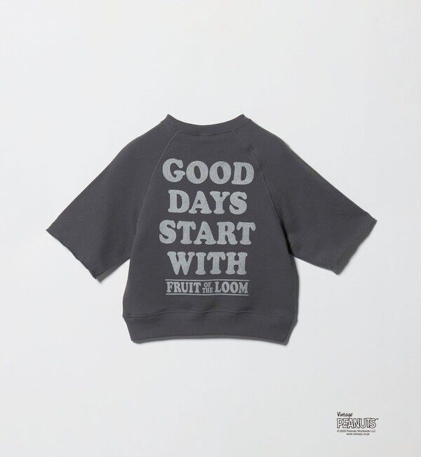 UNITED ARROWS green label relaxing「＜FRUIT OF THE LOOM&times;PEANUTS＞スウェット 5分袖 / キッズ  110cm-130cm」|Tシャツ・カットソー|