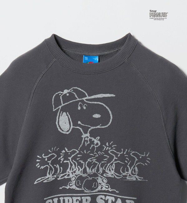 UNITED ARROWS green label relaxing「＜FRUIT OF THE LOOM&times;PEANUTS＞スウェット 5分袖 / キッズ  110cm-130cm」|Tシャツ・カットソー|