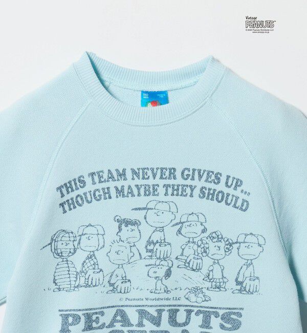 UNITED ARROWS green label relaxing「＜FRUIT OF THE LOOM&times;PEANUTS＞スウェット 5分袖 / キッズ  110cm-130cm」|Tシャツ・カットソー|