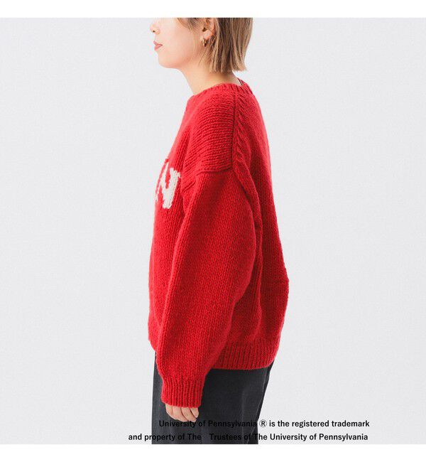 BEAMSBOY「【別注】THE BOOKSTORE / Hand Logo Sweater 25FW」|ニット・セーター|