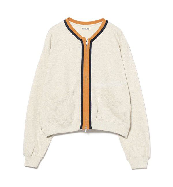 BEAMSBOY「スリートーン スウェット カーディガン」|スウェット・ジャージ|