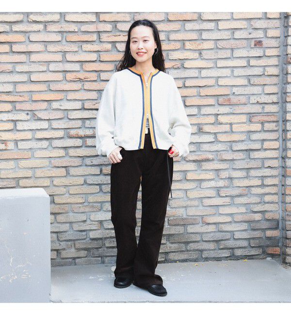 BEAMSBOY「スリートーン スウェット カーディガン」|スウェット・ジャージ|