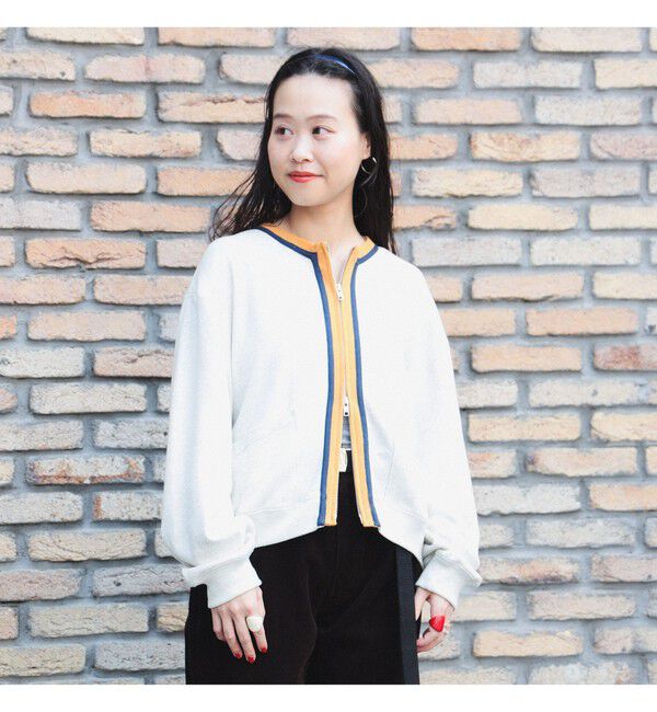 BEAMSBOY「スリートーン スウェット カーディガン」|スウェット・ジャージ|