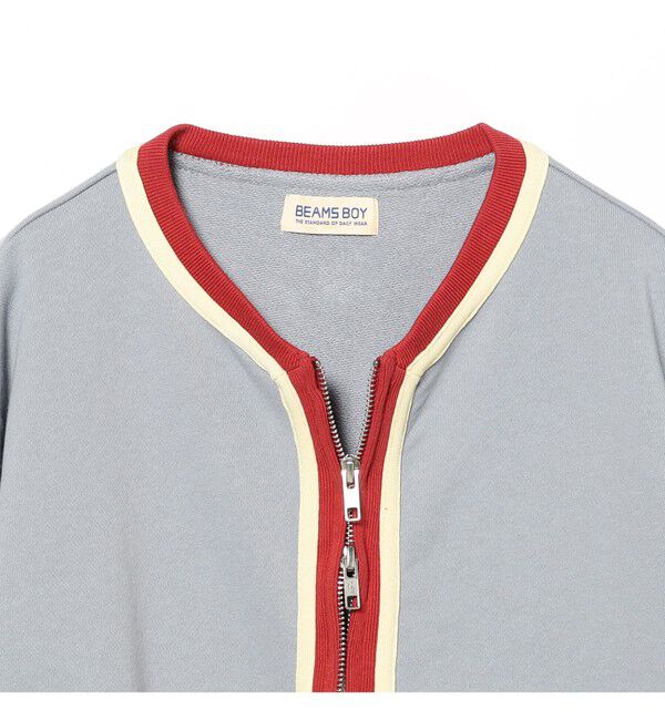 BEAMSBOY「スリートーン スウェット カーディガン」|スウェット・ジャージ|