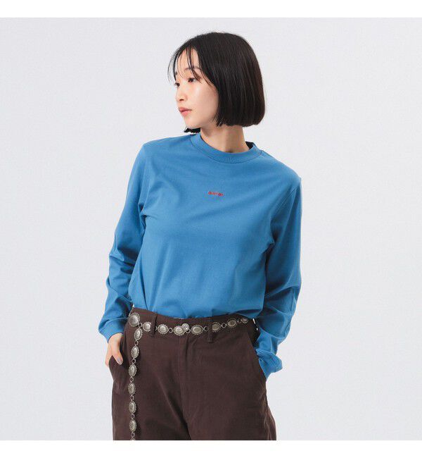 BEAMSBOY「ボーイ ミニロゴ ロングスリーブ Tシャツ」|Tシャツ・カットソー|BLUE