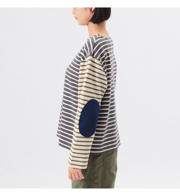 BEAMSBOY「エルボー パッチ バスク ロングスリーブ」|Tシャツ・カットソー|