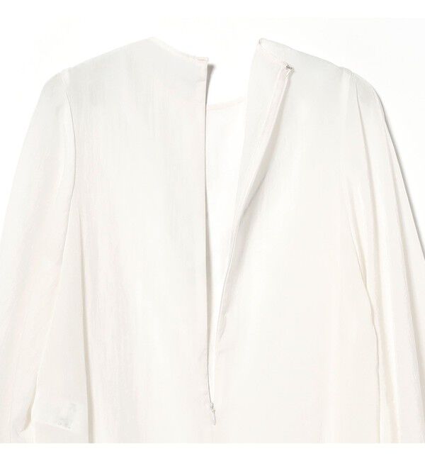 Demi-Luxe BEAMS 「AK+1 / クルーネック リブ ブラウス」|シャツ・ブラウス|