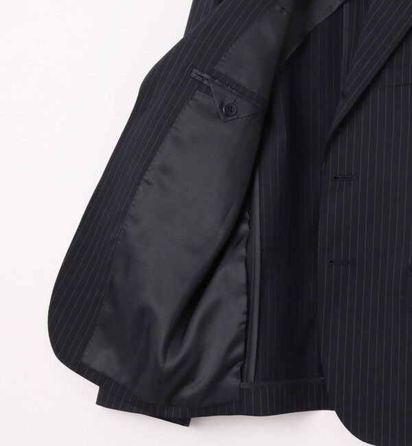 SHIPS KIDS「SHIPS KIDS:145～160cm / セレモニー ストライプ ジャケット」|テーラードジャケット|