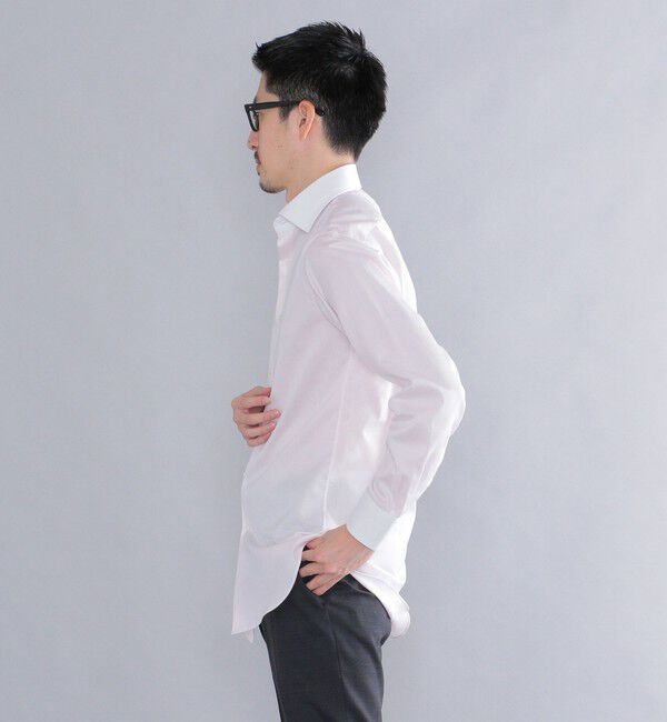 SHIPS「SHIPS: イージーアイロン ワイドカラー  クレリック シャツ」|シャツ・ブラウス|