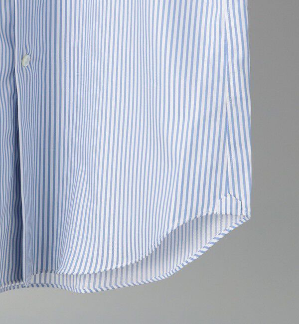 SHIPS「SHIPS: イージーアイロン ロンスト ワイドカラー シャツ」|シャツ・ブラウス|