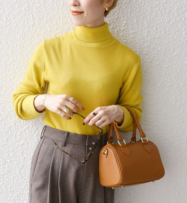 SHIPS any「SHIPS any:〈手洗い可能〉デリケート リブ タートルネック ニット プルオーバー」|ニット・セーター|