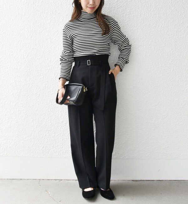 SHIPS any「SHIPS any:〈手洗い可能〉デリケート リブ タートルネック ニット プルオーバー」|ニット・セーター|