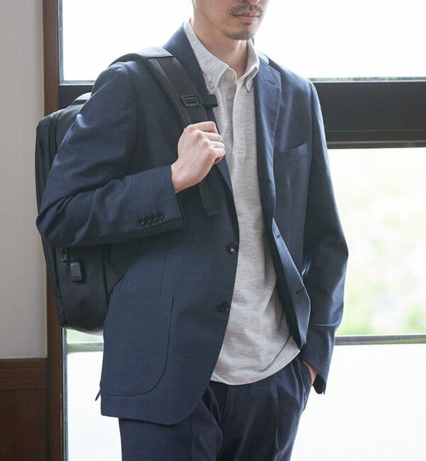 SHIPS「【WEB限定】SHIPS: 吸水速乾・UVケア Drymix（R）ワンポイントロゴ ボタンダウン ポロシャツ」|ポロシャツ|