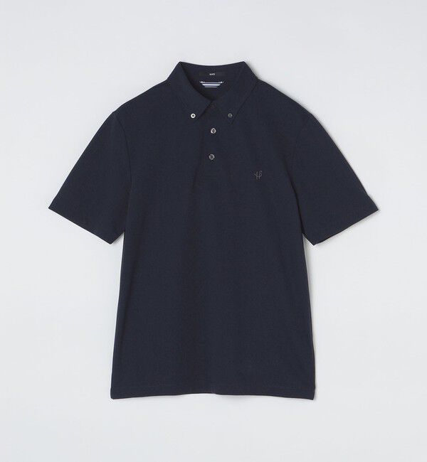 SHIPS「【WEB限定】SHIPS: 吸水速乾・UVケア Drymix（R）ワンポイントロゴ ボタンダウン ポロシャツ」|ポロシャツ|