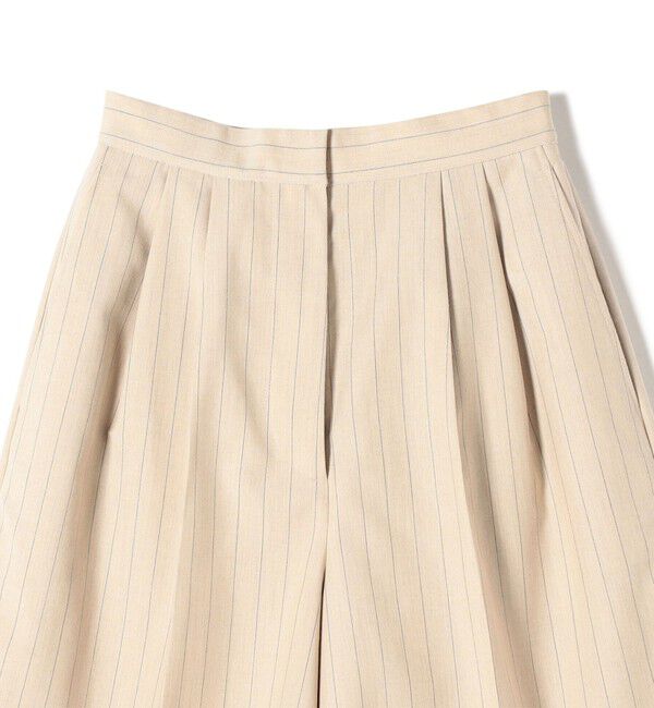 SHIPS for women「〈手洗い可能〉先染め ストライプ タック ショーツ◇」|その他|