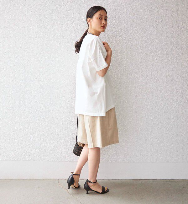 SHIPS for women「〈手洗い可能〉先染め ストライプ タック ショーツ◇」|その他|