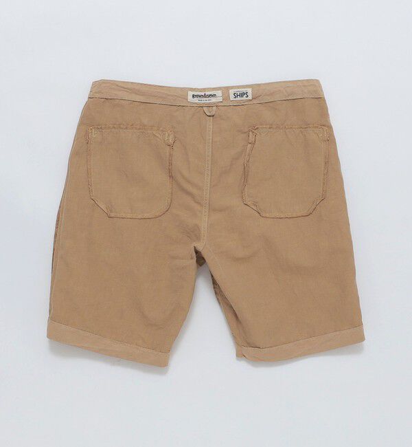 SHIPS「【SHIPS別注】GROWN&SEWN: コットン/リネン イージーショートパンツ」|チノ|