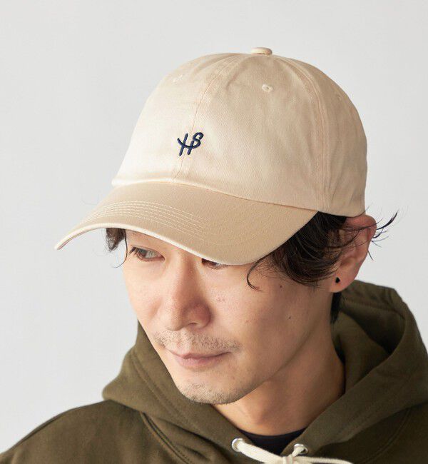 SHIPS「【WEB限定】SHIPS: ワンポイント ロゴ エンブロイダリー オーバーフィット キャップ」|キャップ・キャスケット|オフホワイト