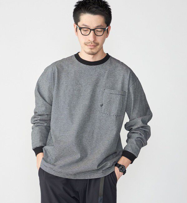 SHIPS「【WEB限定】SHIPS:〈汗染み防止加工〉ワンポイントロゴ ビッグシルエットヘビーウェイトTシャツ」|Tシャツ・カットソー|