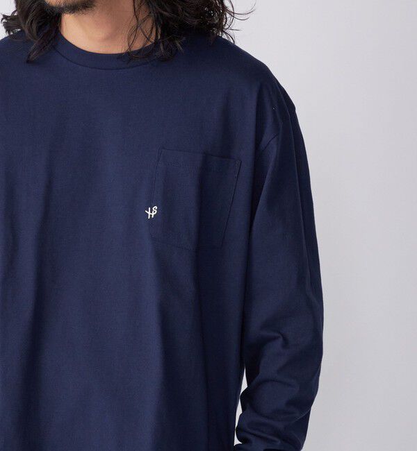 SHIPS「【WEB限定】SHIPS:〈汗染み防止加工〉ワンポイントロゴ ビッグシルエットヘビーウェイトTシャツ」|Tシャツ・カットソー|