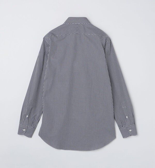 SHIPS「SHIPS: イージーアイロン ワイドカラー ギンガムチェック シャツ」|シャツ・ブラウス|